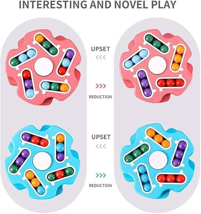 Fidget toy rotating Magic Bean Cube Spinner