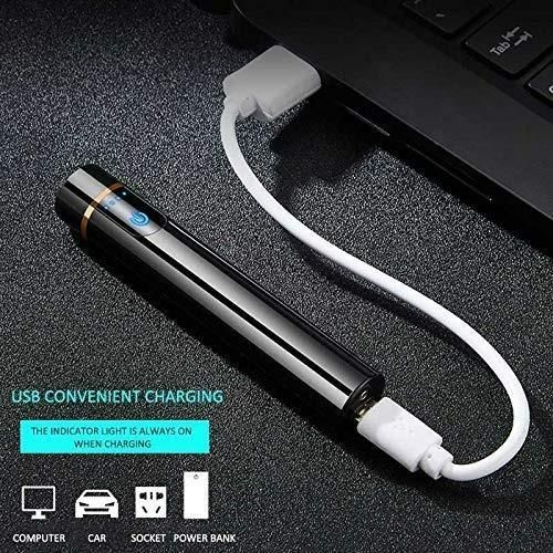 Mini Cylinder Smart LCD USB Lighter